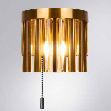Wall lamp Arte Lamp Francheska A1037AP-1PB, E14, 60 W, 22x16x18 cm, copper-1
