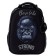 School backpack Devente Born to be Strong + watch, 38 x 28 x 16 cm, ergonomic back, black