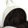 Women's backpack on lightning, white color