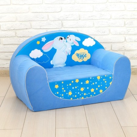 Soft toy-loop "bunnies", blue color