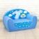 Soft toy-loop "bunnies", blue color