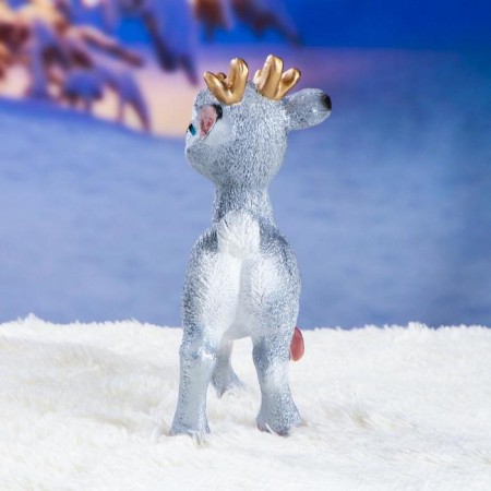 New Year's figure "deer Babe" silver 22x13x30-2