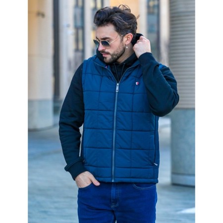 Male ise vest, size 58, dark blue color-1