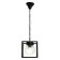 Sadovo-park lamp Feron PL715, IP44, E27, 60 W, 250x250x890 mm, black color