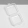 Organizer for storage of jewelry "Case", 3.5 × 3.5 × 2 cm, the color is transparent