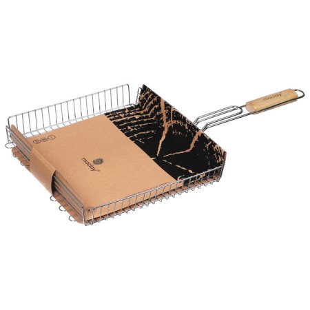 Ground Grill Universal Maclay, 33x36 cm, chrome steel, for barbecue-6