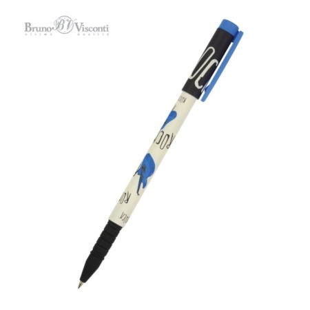 Ballic handle Freshwrite Funwrite "Music. Blue Guitar", node 0.5 mm, blue pigment ink, Soft Touch case