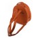 Women's backpack (B2834-10140) genuine leather, orange, 1x240x23 cm