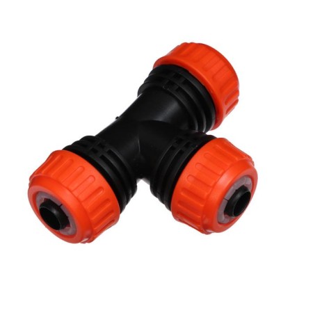T-shaped connector, coupling, 1/2 "(12 mm)-1/2" (12 mm)-1/2 "(12 mm), plastic