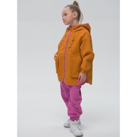 Windbreaker for girls, height 98 cm, amber color-1