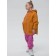 Windbreaker for girls, height 98 cm, amber color