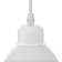 Bayerlux suspension lamp Bayerlux "oval" 1x40W E27 white 14x14x18-98 cm