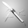 Swiss knife "Bernard" 8B1, handle, chrome