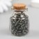 Round 6/0 beads in the bottle "golden cinnamon" transparent-color 20 g
