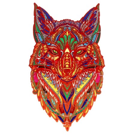 Figure puzzle "Fox", series "Funny toys"-1