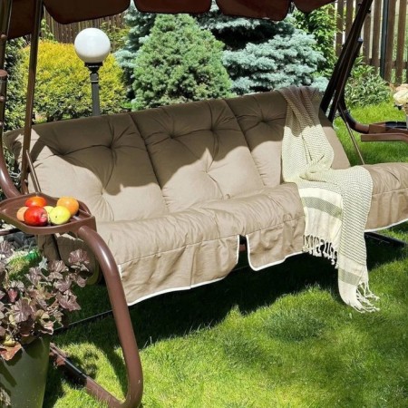 Billy swing pillow, size 50x60x180 cm, gray-beige color-1