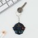 Key keychain wooden "Libra", space, 4.5 x 6 cm