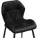 STULL OF A MARAL CARKASAS WALD Metal/Ecokuzha, Black/Black 46x52x75 cm