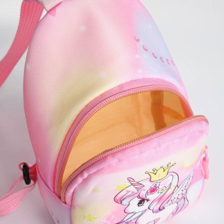 Bag-Snowing Baby over the shoulder, on lightning, pink color-2