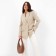 Jacket female double -breasted mist p. 44, beige/white