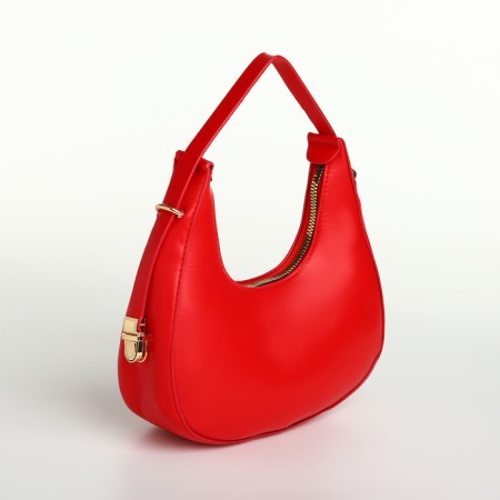 Women's bag with lightning, red color-2