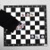 Backgammon in a bag with the President field, 13 x 20 cm