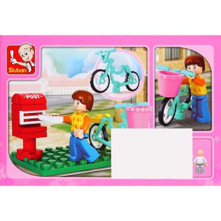 Designer "Pink Dream: Courier on a Bicycle", 29 details-1
