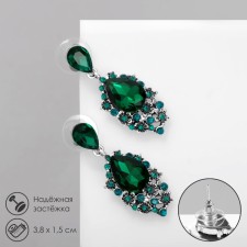 Earrings with rhinestones 