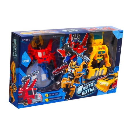 Set of robots "Autobots", gather in 1 robot-17