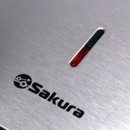 Electric grill Sakura SA-7422G, 750 W, anti-stick coating, 21.5x12.5 cm-2