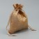 Bag gift canvas "Golden Snowflakes", embossing, 10 x 12 cm +/- 1.5 cm, New Year