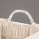 High -high shelling basket with handles "bell", 36x26x26 cm, white