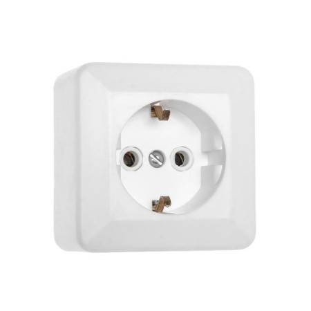Rosette "Elect" Ra 16-102, 16 A, 250 V, single, open, with salary, white