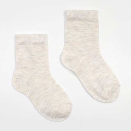 Cashmere children's socks, gray color, size 12-14-1