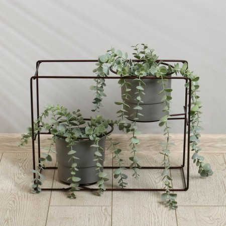 Flowers stand, floor, 2 pots, d = 16 cm, bronze-2