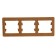 The frame "Glossa" Sche GSL000503, three -seater, horizontal, oak color
