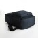 Youth backpack from textiles with lightning, 2 pockets, black color