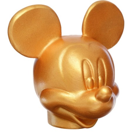 Mickey Mickey Mouse, Gypsum, 16x14x13 cm, Golden, Disney-1