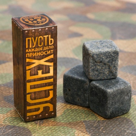 Stones for whiskey "big victories", 3 pcs.-1