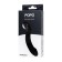 Anal stimulator Pleasure Dorado, waterproof, silicone, black, 18 cm, 3.5 cm