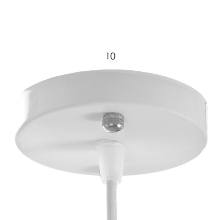 Lamp Bayerlux "rectangle" 1x40W E27 white 16x16x100 cm.-4