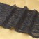 Lace elastic fabric, 175 mm × 2.7 ± 0.5 m, graphite color