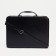 Male bag, black color