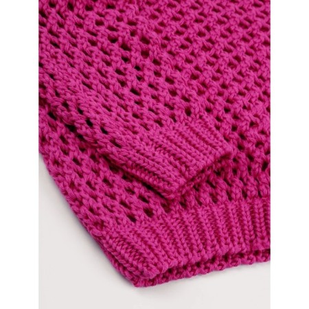 Свитер для девочки Amarobaby Knit Trend, рост 128 см, цвет розовый-9