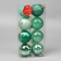 Set of balls plastic D-5.5 cm, 8 pcs "Ivet" Green