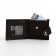 Male purse for magnet, department for bills, cards, coins, brown color