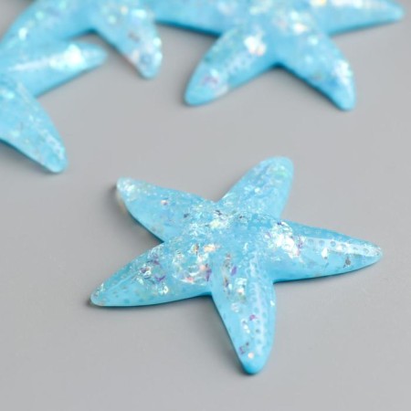 Decor for creativity Plastic "Sea Star" foil 4.8x4.7 cm