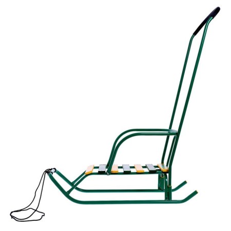 Sled "breeze 2", green color-1