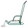 Sled "breeze 2", green color