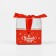 Box a gift New Year's folding "New Year", 7 x 7 x 7 cm, New Year